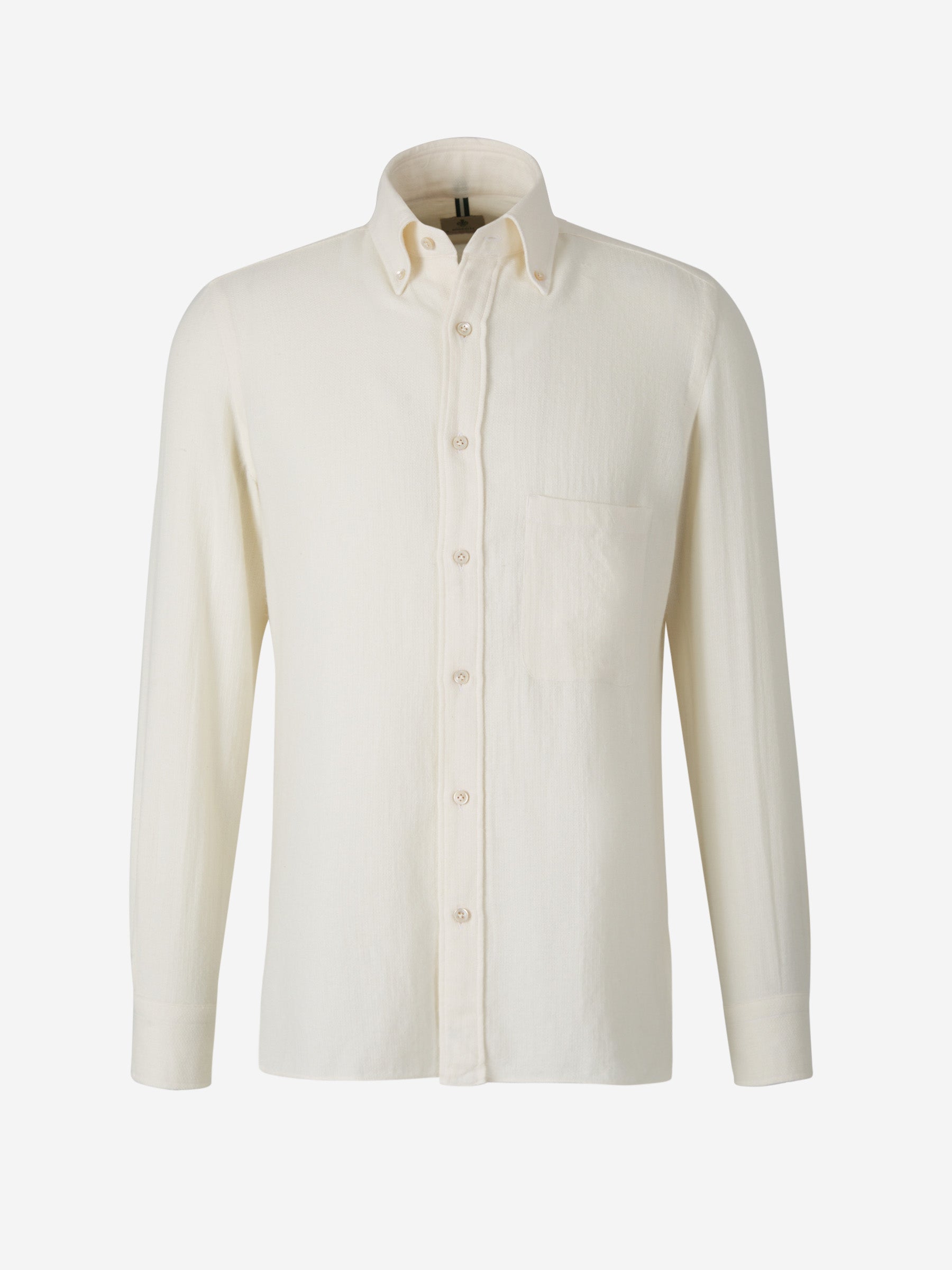 Borrelli Camisa Algodón Y Lana color Beis sku 531-006034 01 - Foto 1