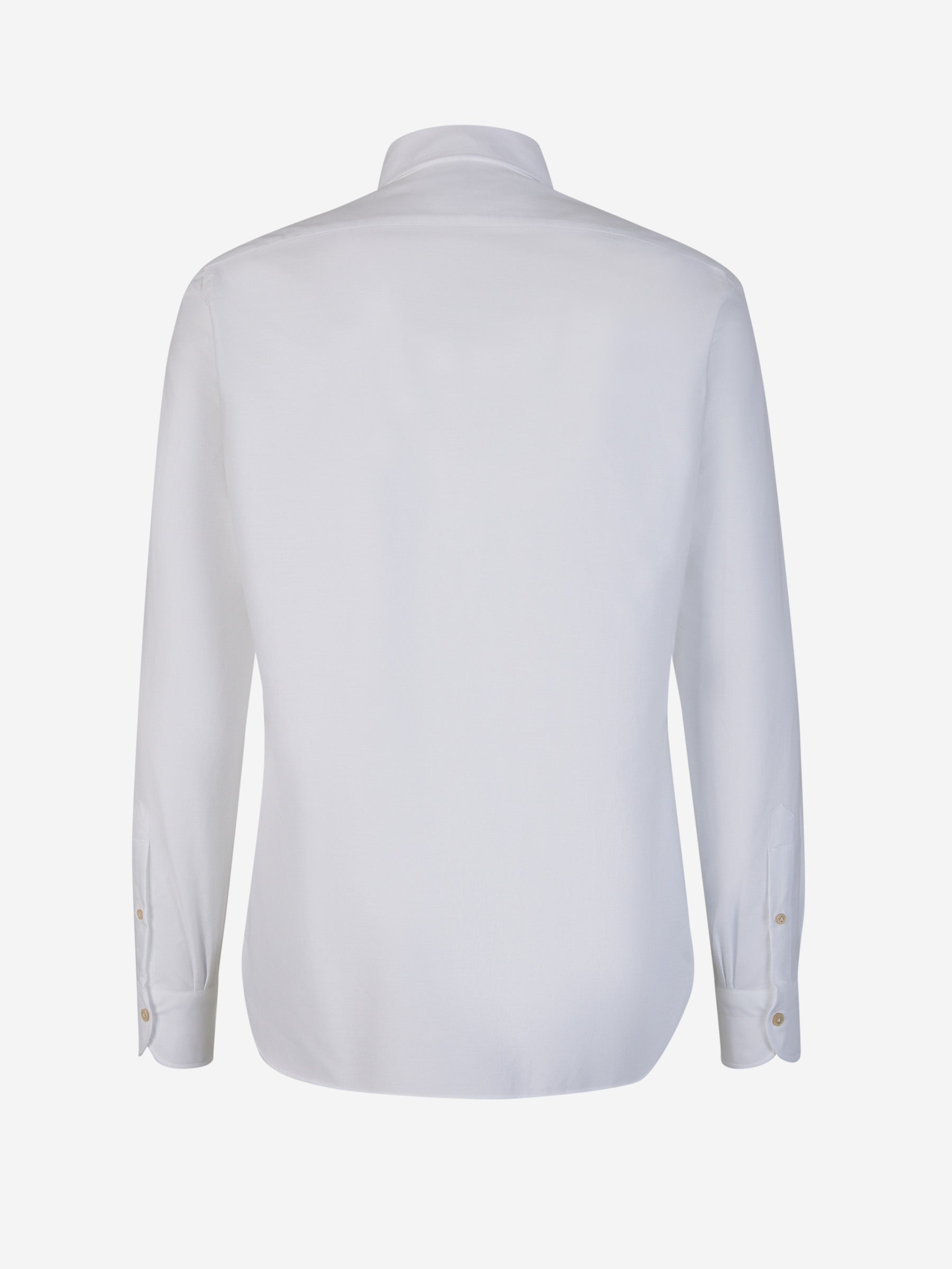 Borrelli Camisa Oxford Algodón color Blanco sku 531-006035 01 - Foto 2