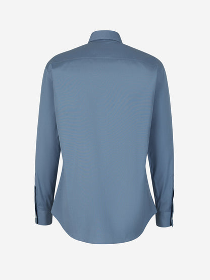 Dsquared2 Camisa Popelina Algodón color Azul Denim sku 531-006046 02 - Foto 2