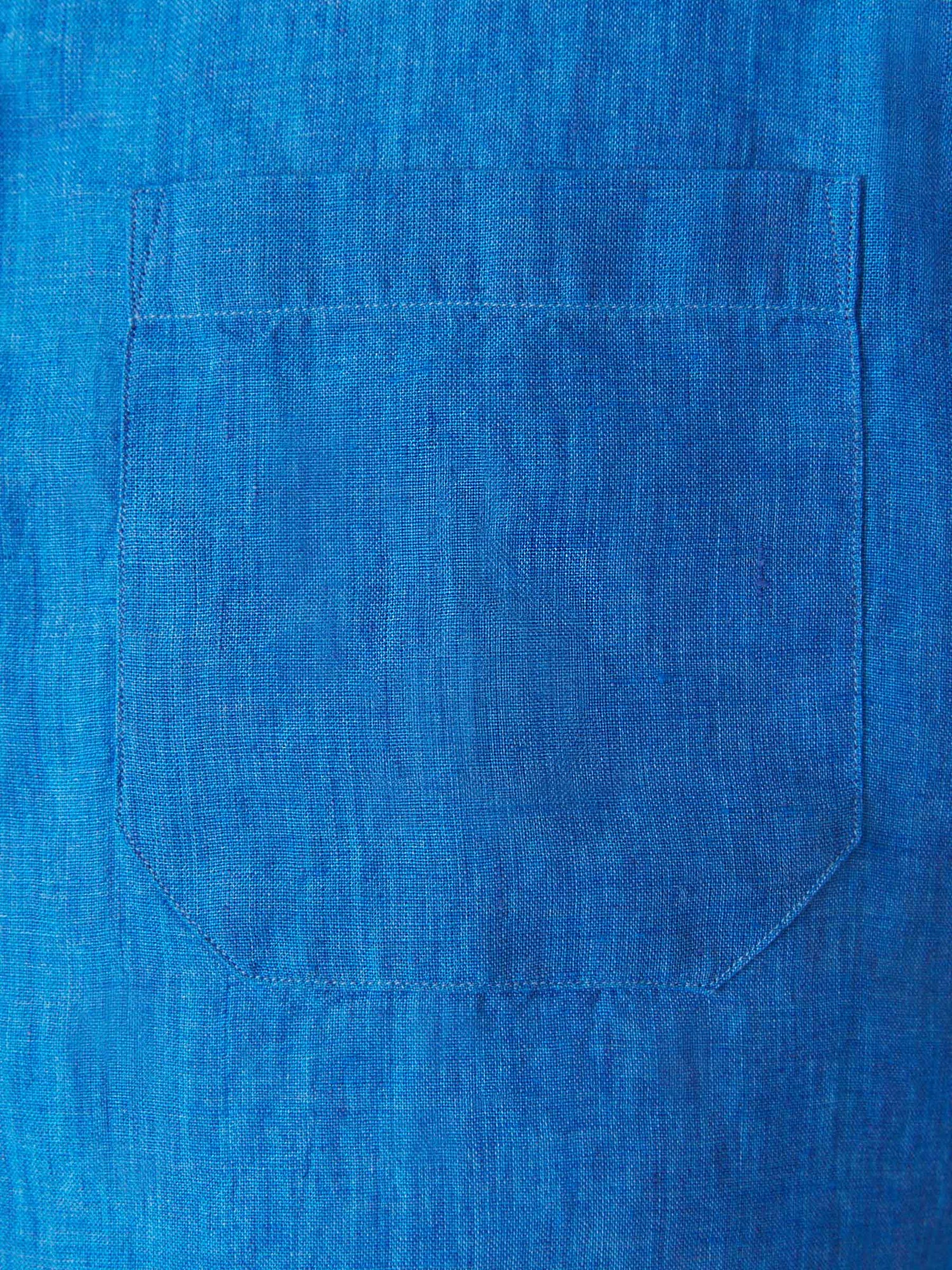 Santa Eulalia Camisa Manga Corta Lino color Azul Cielo sku 532-000393 01 - Foto 3