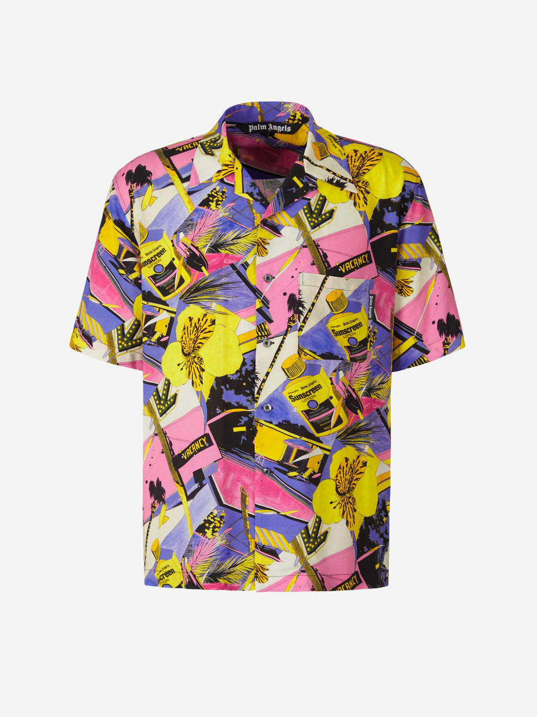 Palm Angels Camisa Gráfico Estampado color Multicolor sku 532-000428 01 - Foto 1