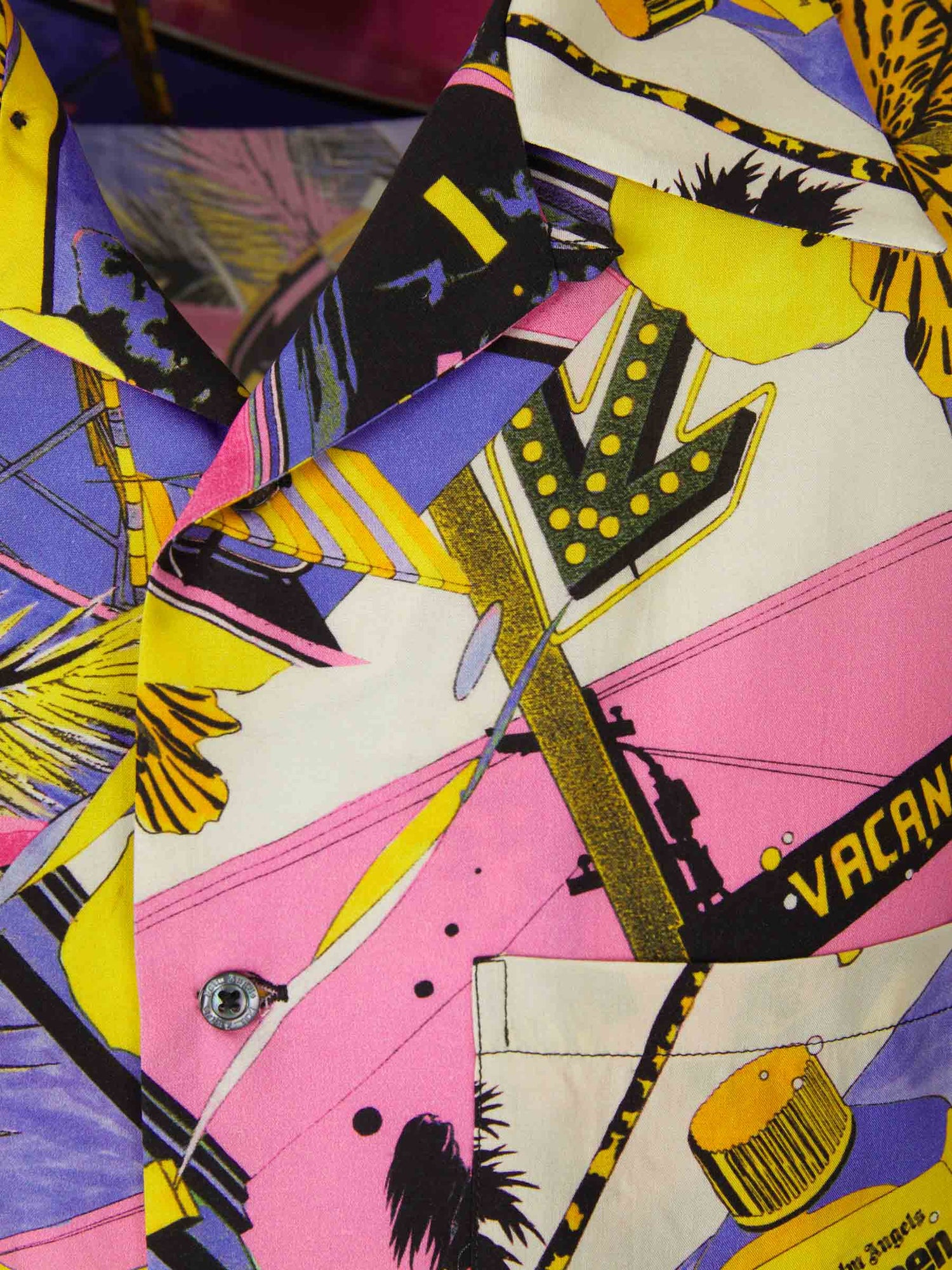 Palm Angels Camisa Gráfico Estampado color Multicolor sku 532-000428 01 - Foto 3