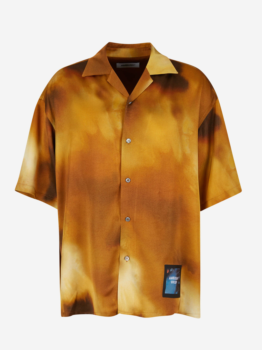 Ambush Camisa Motivo Bowling color Mostaza sku 532-000452 01 - Foto 1