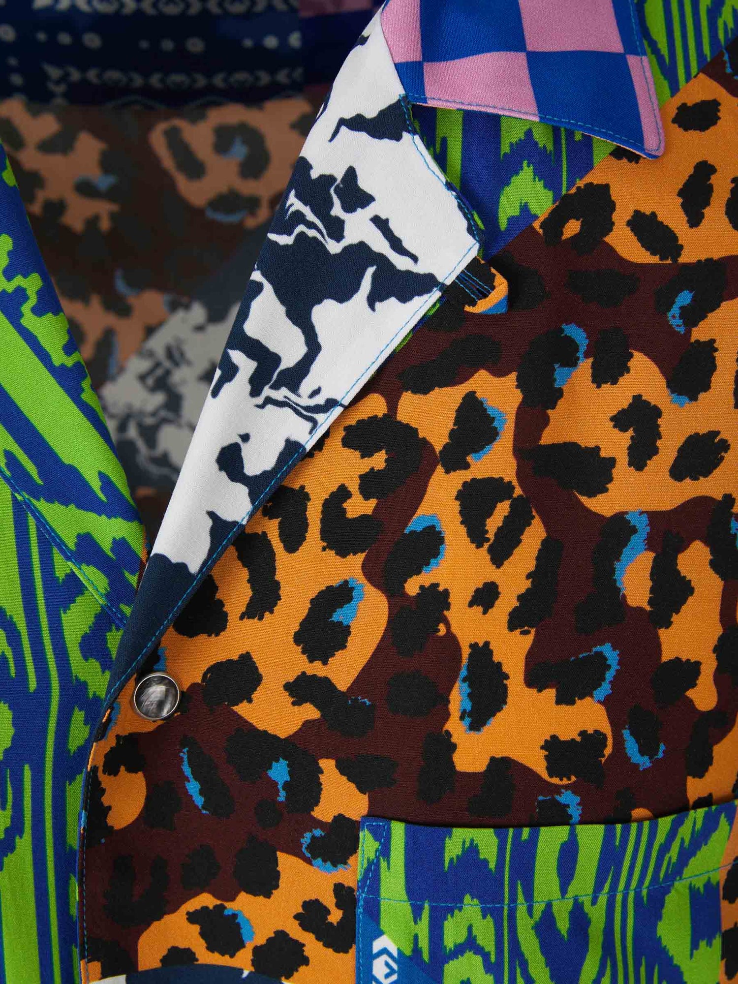Marcelo Burlon Camisa Motivo Abstracto color Multicolor sku 532-000472 01 - Foto 3