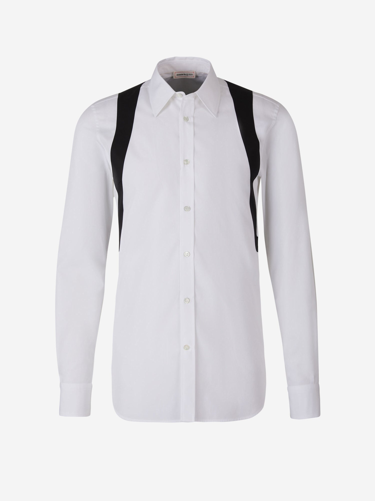 Alexander McQueen Camisa Arnés Algodón color Blanco sku 532-000473 01 - Foto 1