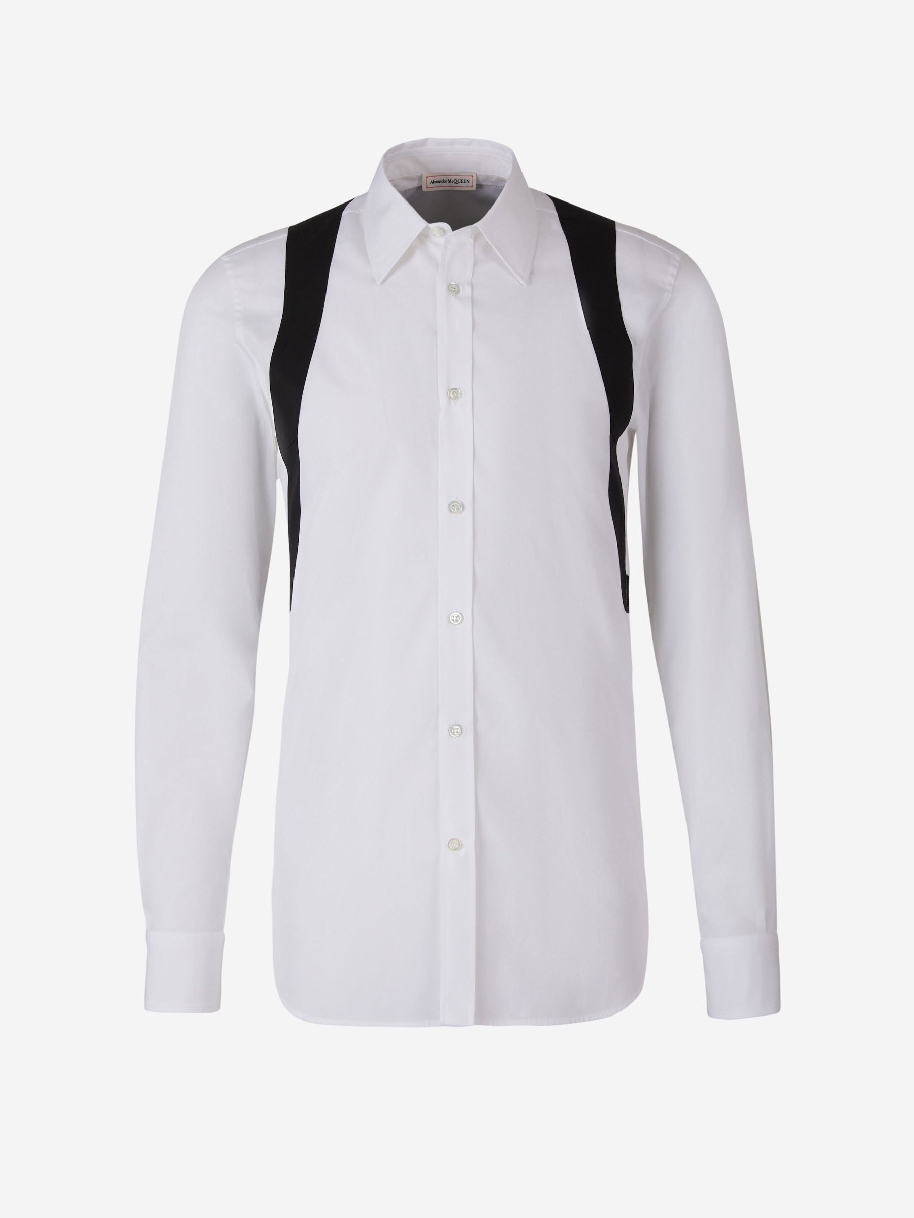 Alexander McQueen Camisa Arnés Algodón color Blanco sku 532-000473 01 - Foto 1