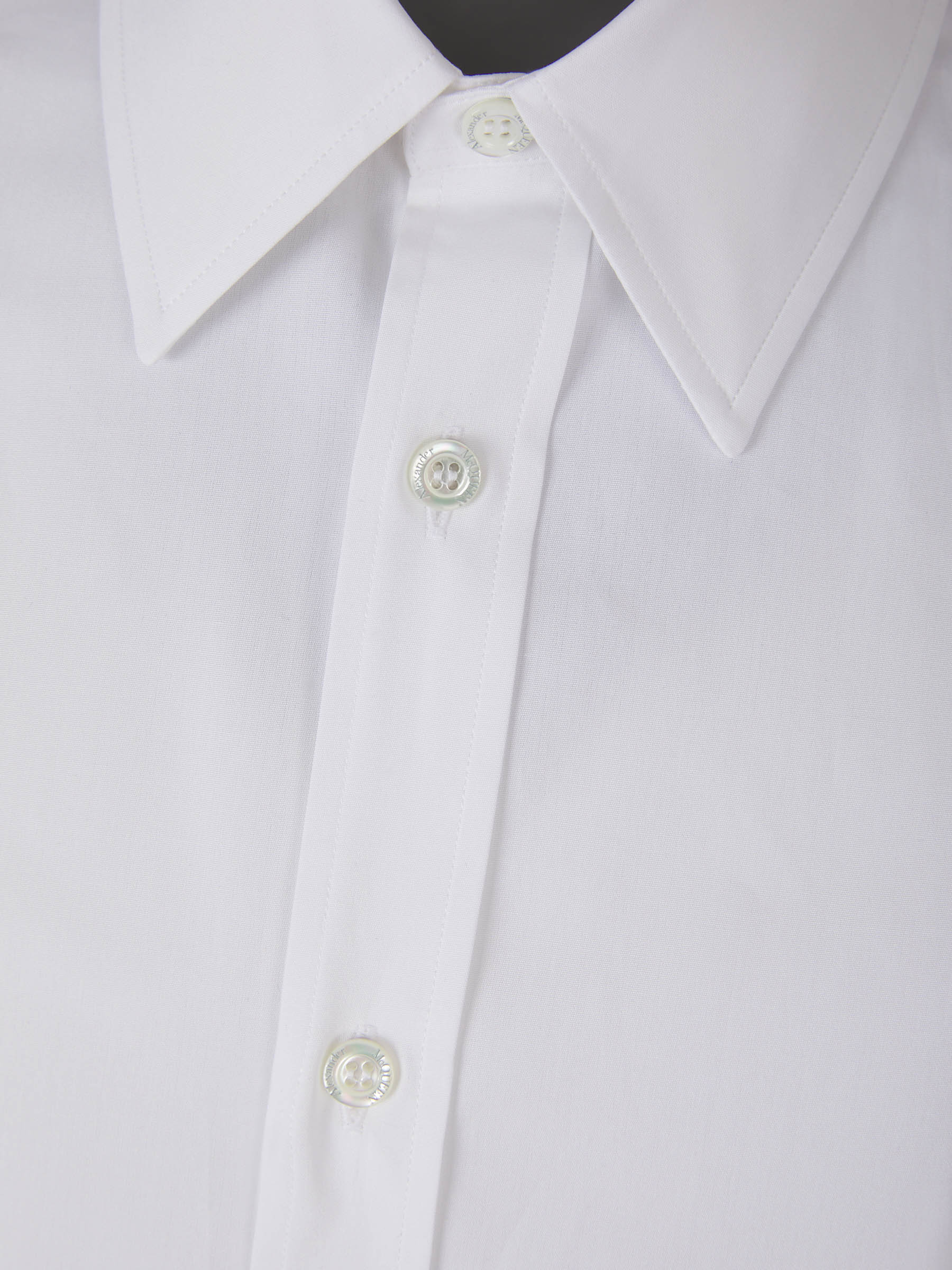 Alexander McQueen Camisa Arnés Algodón color Blanco sku 532-000473 01 - Foto 3