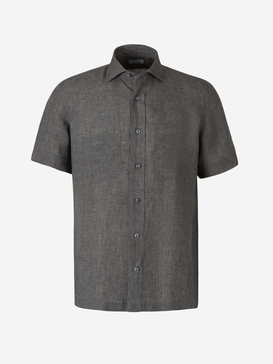 Santa Eulalia Camisa Manga Corta Lino color Gris Carbón sku 532-000482 03 - Foto 1