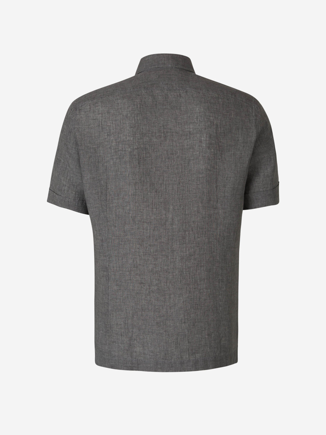 Santa Eulalia Camisa Manga Corta Lino color Gris Carbón sku 532-000482 03 - Foto 2