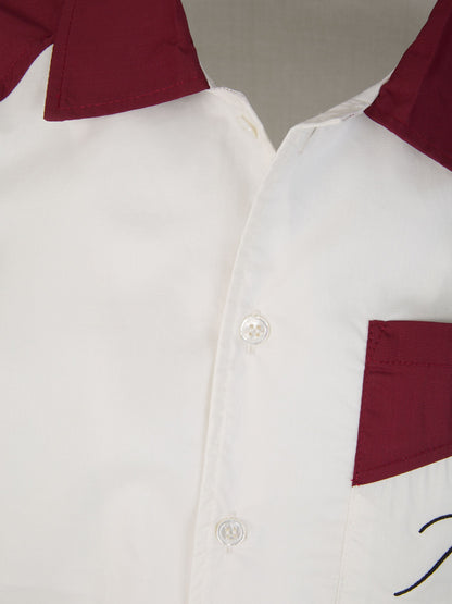 Rhude Camisa Contraste Raglán color Burdeos sku 532-000501 01 - Foto 3