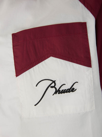 Rhude Camisa Contraste Raglán color Burdeos sku 532-000501 01 - Foto 4