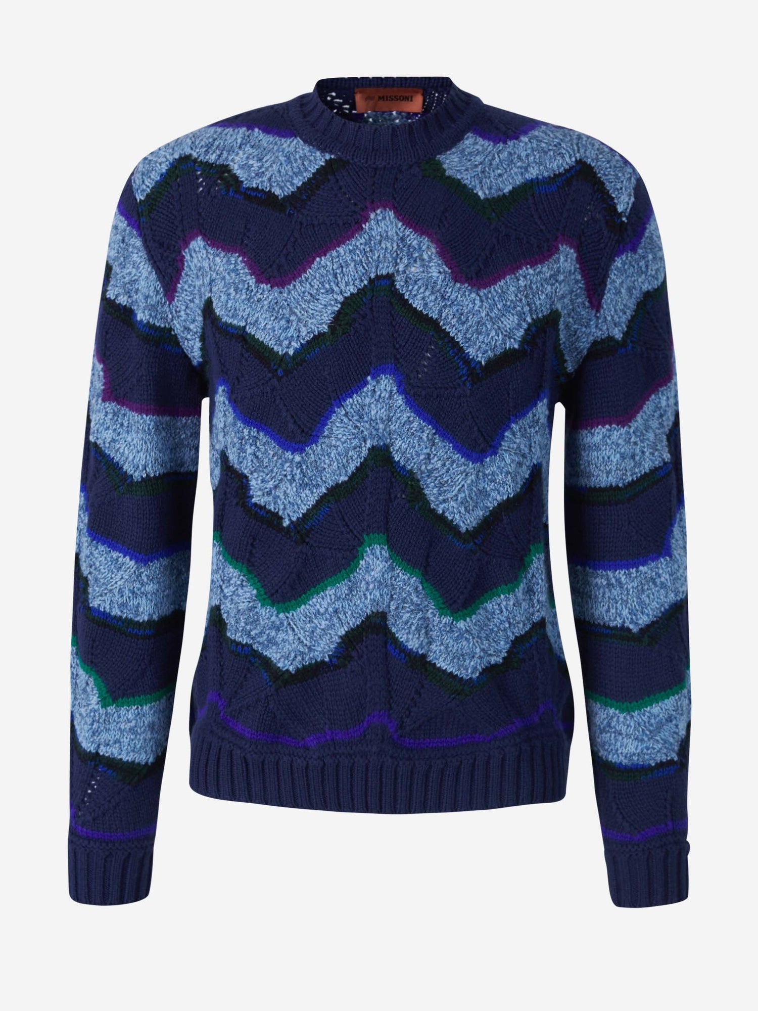Missoni Jersey Rayas Zigzag color Azul Marino sku 541-000094 01 - Foto 1