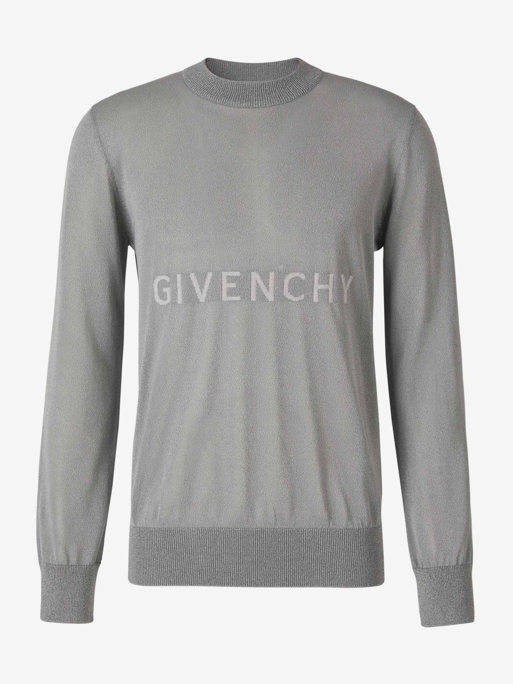 Outlet online Givenchy Hombre Jersey Logo Reflectante color Gris Claro sku 541-000098 01 - Foto 1