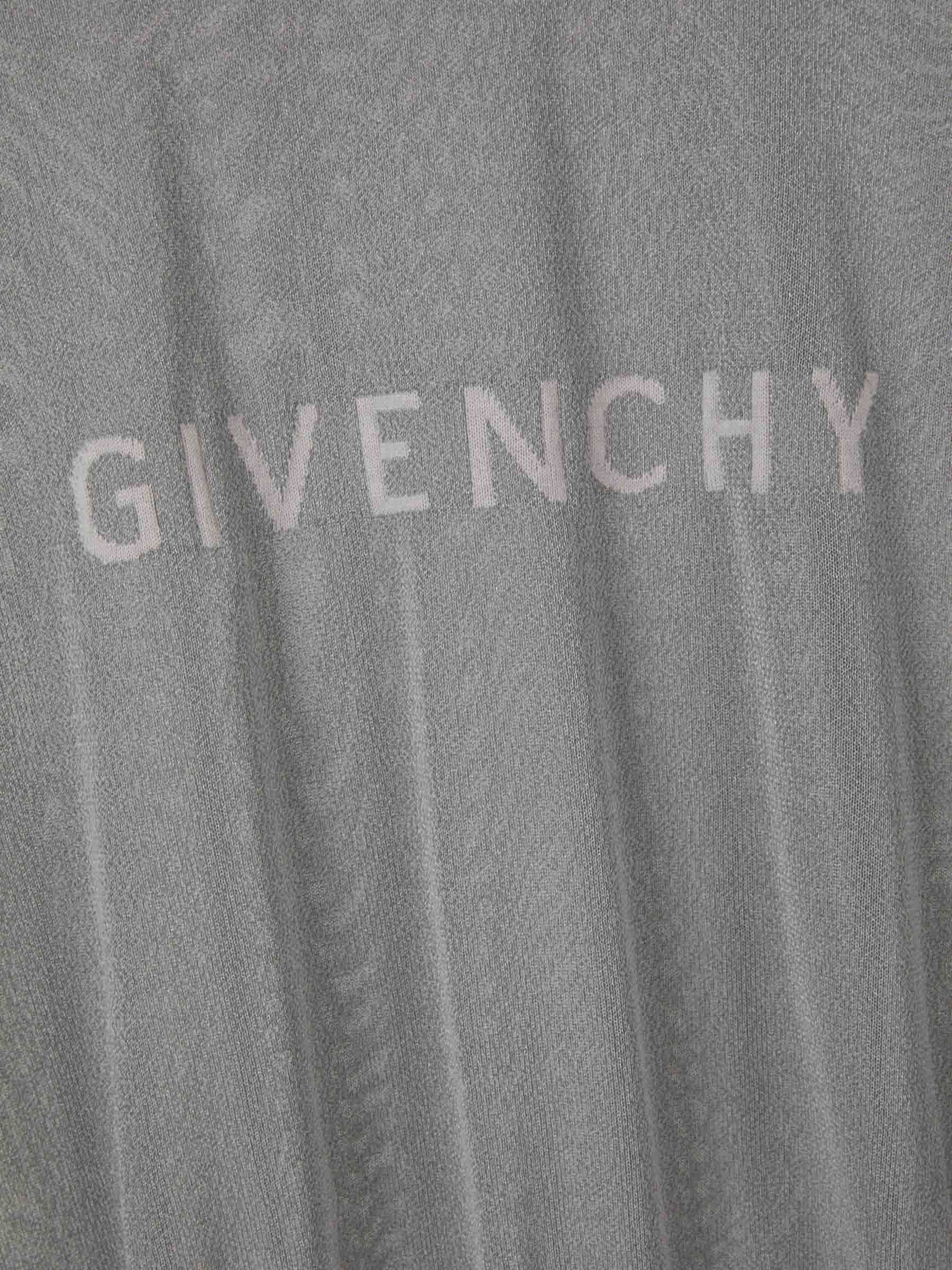 Outlet online Givenchy Hombre Jersey Logo Reflectante color Gris Claro sku 541-000098 01 - Foto 4