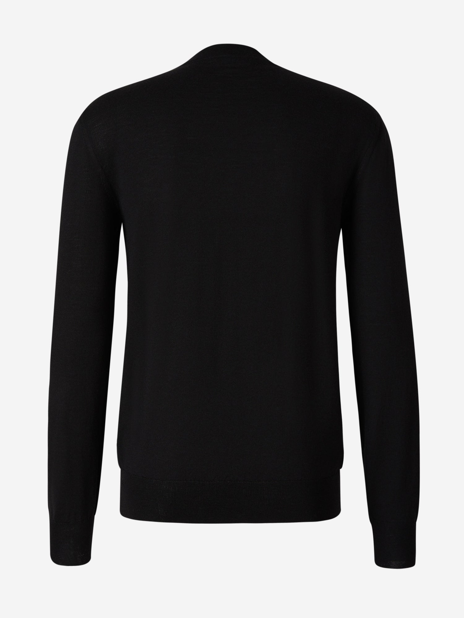 Outlet online Balmain Hombre Jersey Lana Logo color Negro sku 541-000107 01 - Foto 2