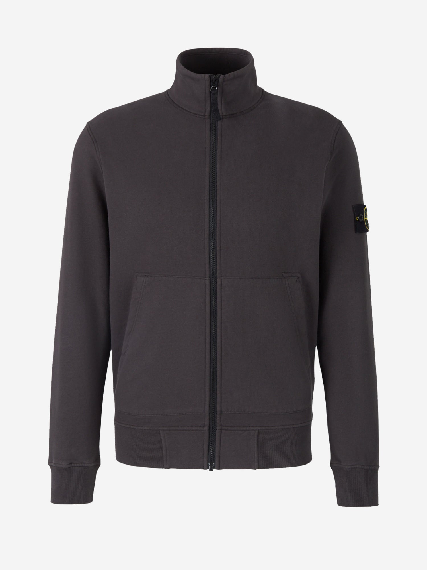 Stone Island Sudadera Cremallera Algodón color Gris Carbón sku 542-002163 02 - Foto 1