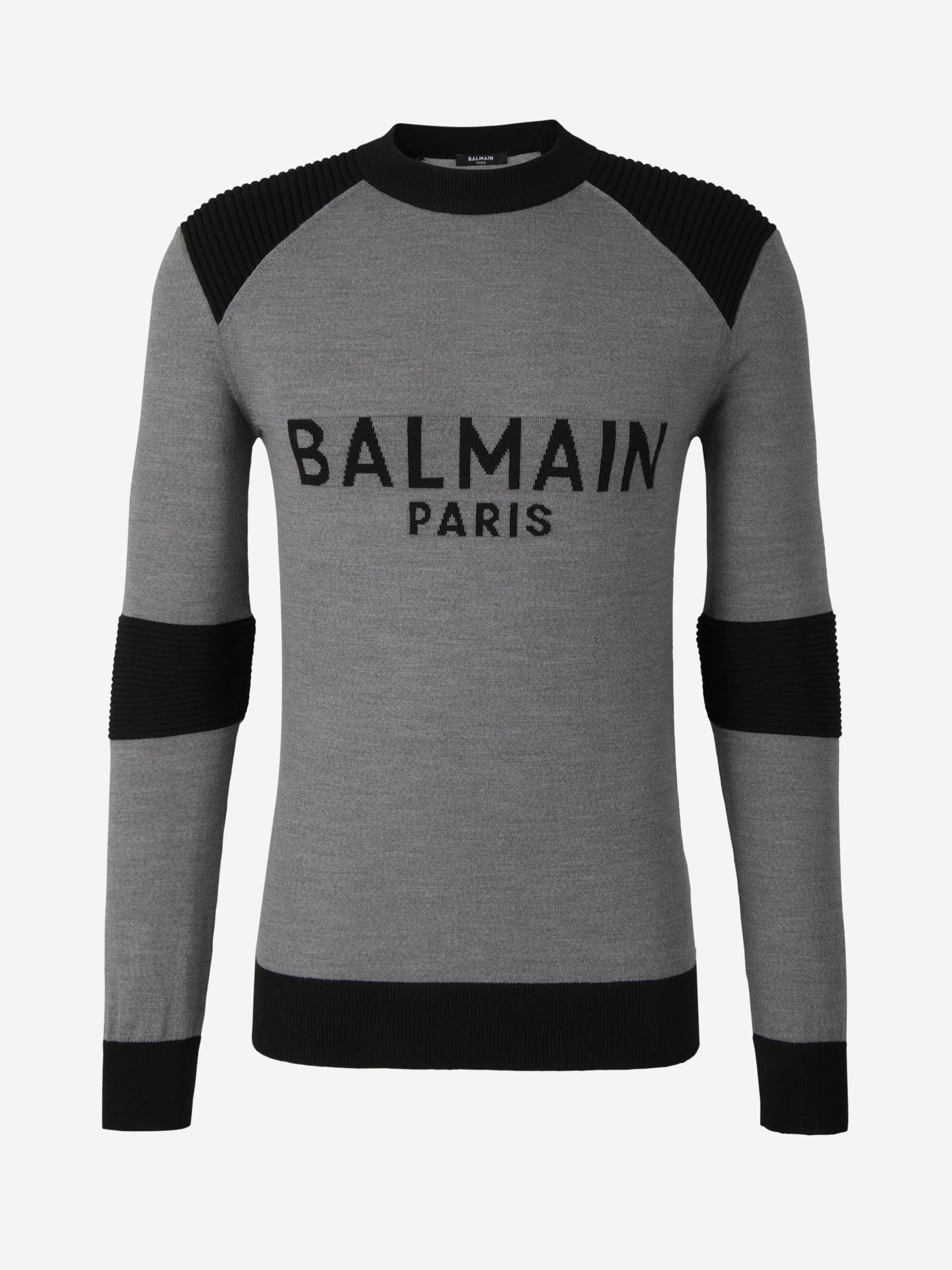 Balmain Jersey Béisbol Lana color Gris Claro sku 542-002169 00 - Foto 1