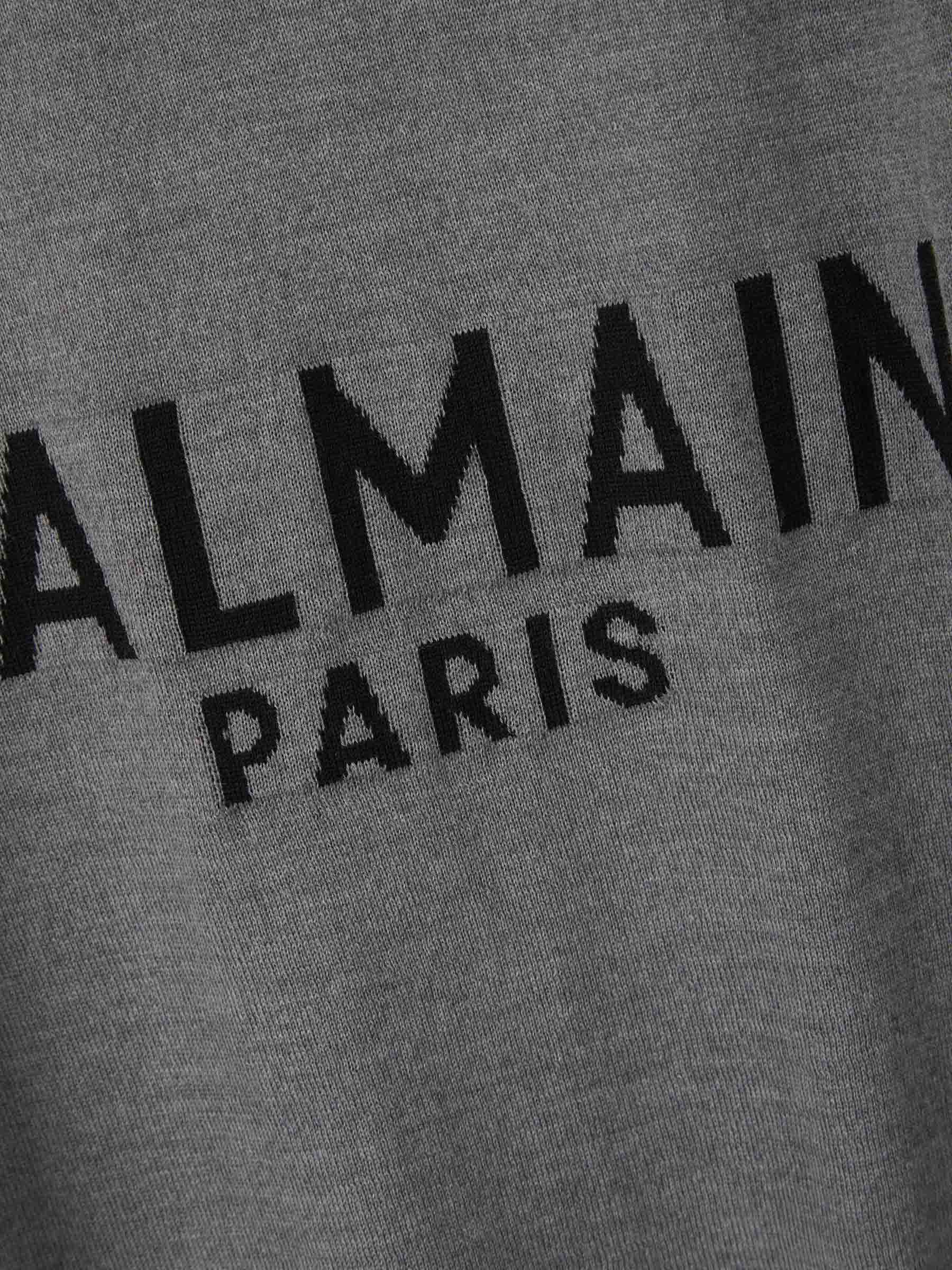 Balmain Jersey Béisbol Lana color Gris Claro sku 542-002169 00 - Foto 4