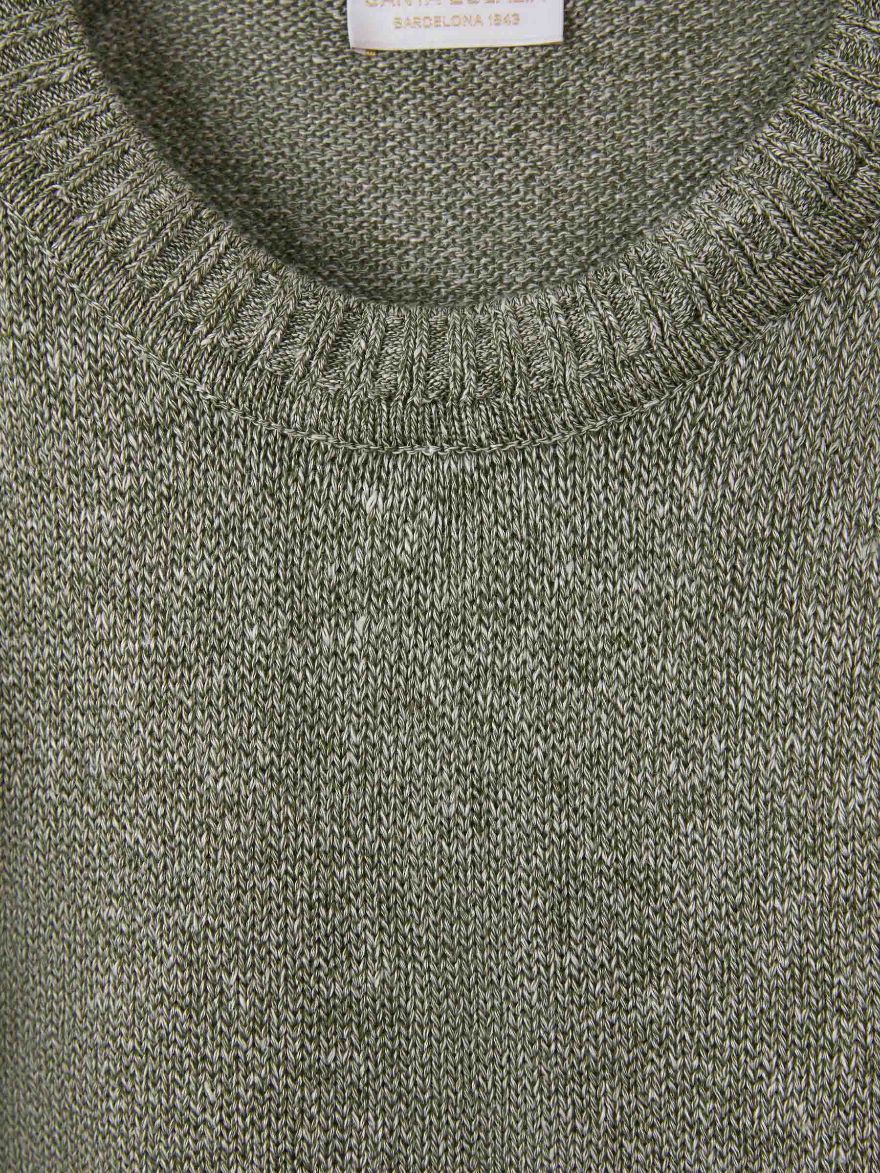 Santa Eulalia Jersey Punto Lino color Verde Militar sku 542-002218 04 - Foto 12