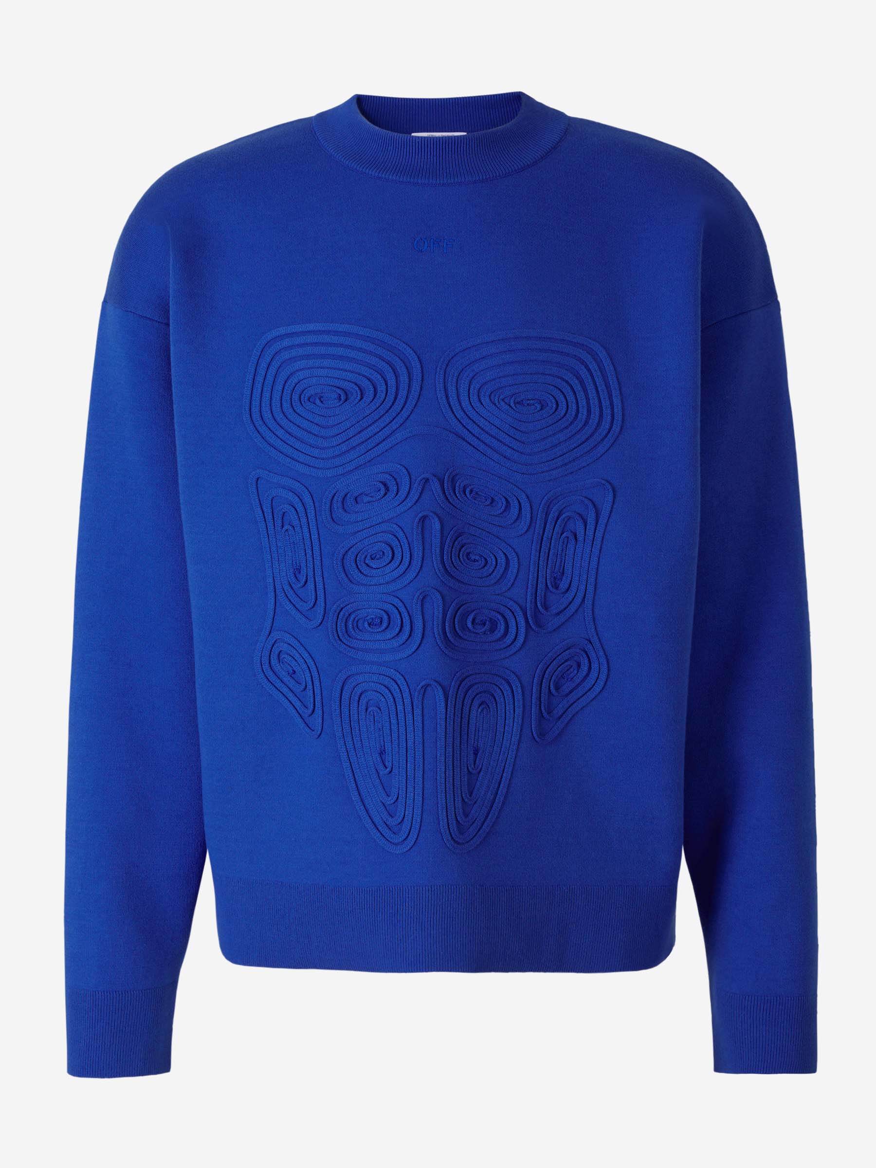 Off-White Sudadera Estampada 3D color Azul Cielo sku 542-002227 01 - Foto 1