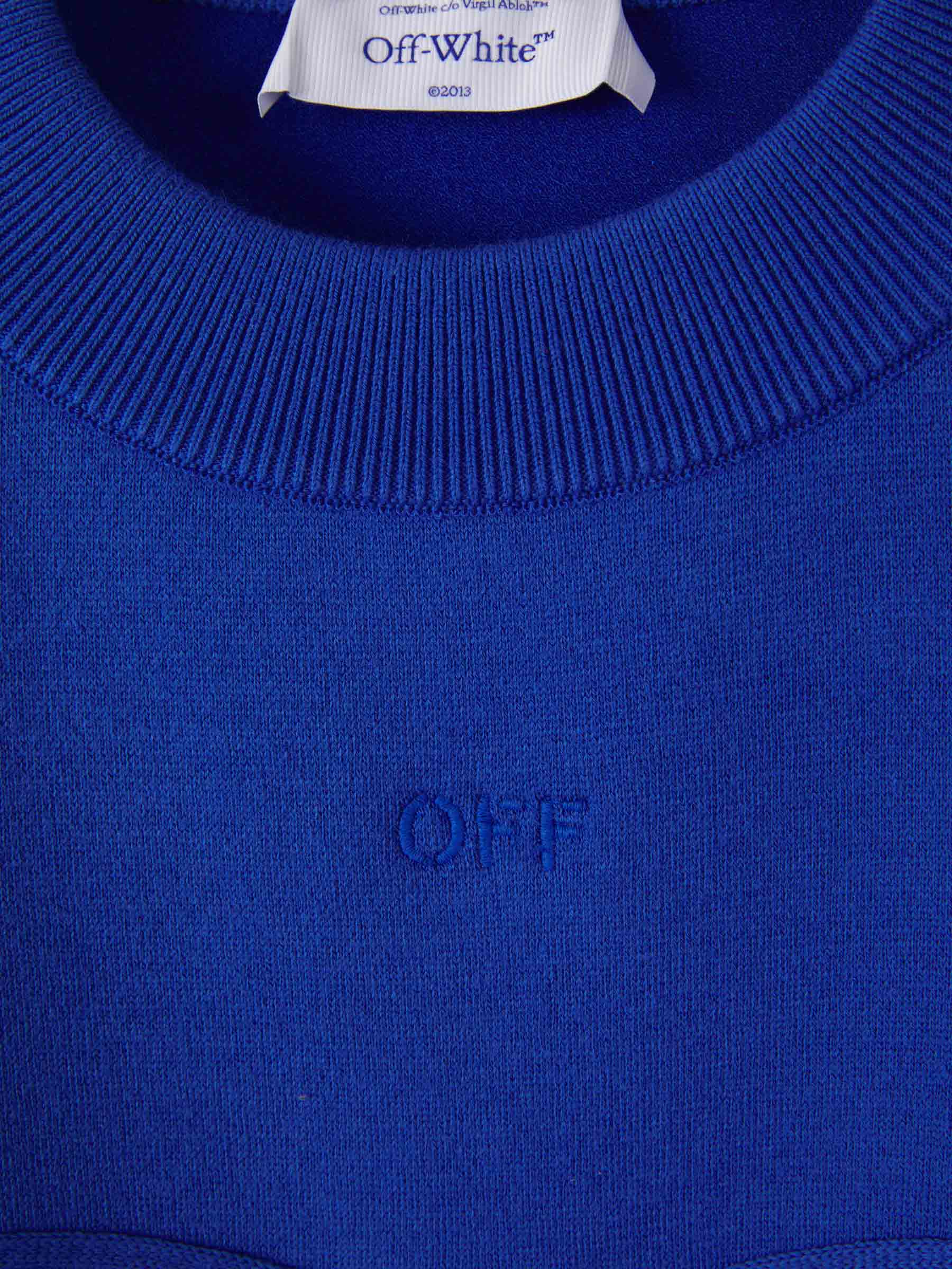 Off-White Sudadera Estampada 3D color Azul Cielo sku 542-002227 01 - Foto 3