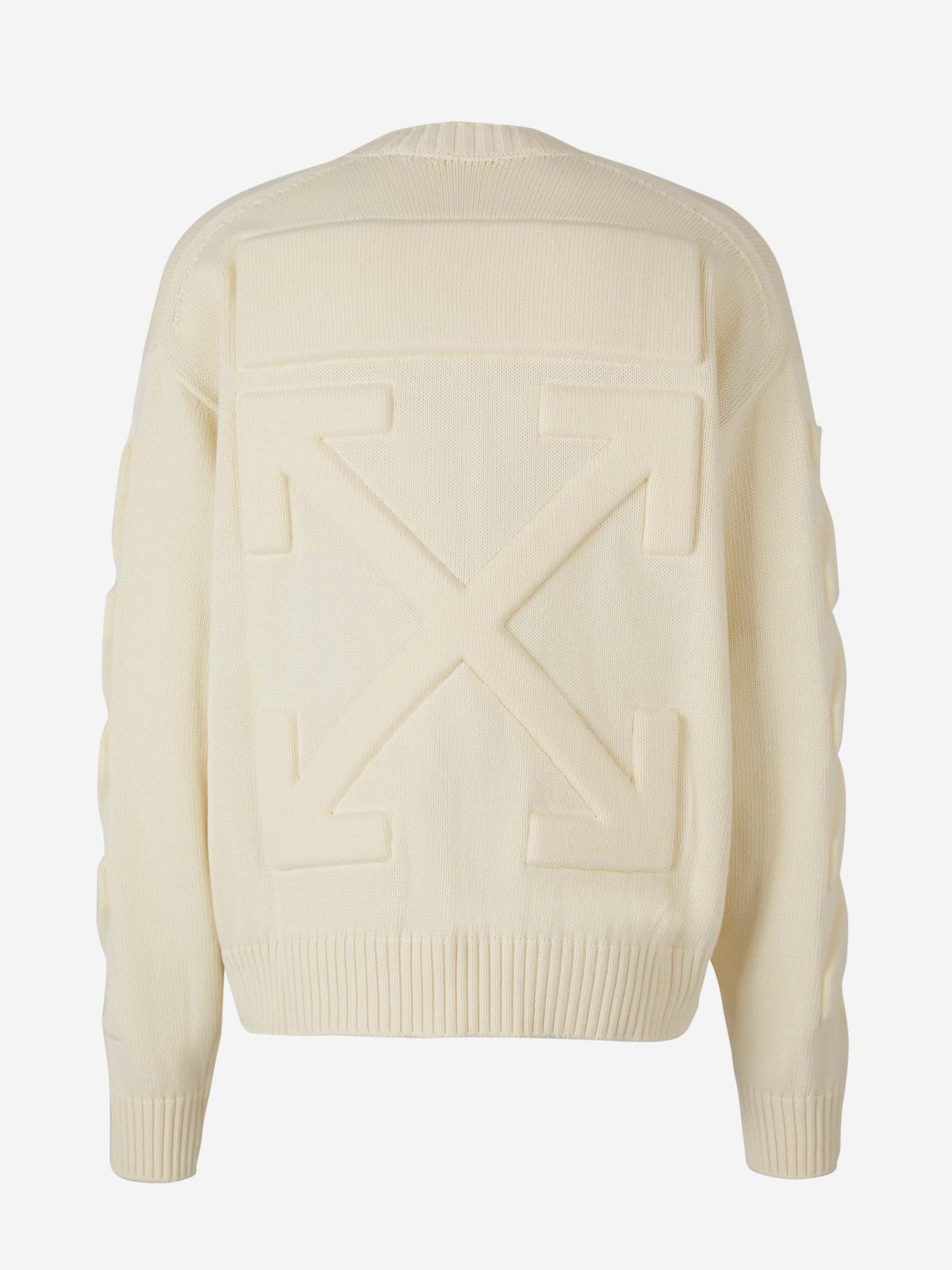 Off-White Jersey Logo 3D color Beis sku 542-002232 01 - Foto 2