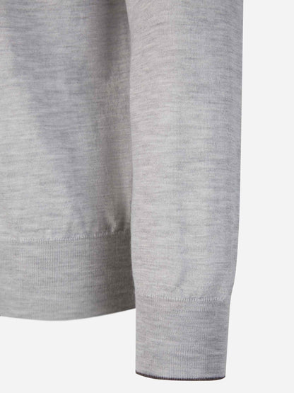 Cruciani Jersey Cashmere Y Seda color Gris Claro sku 542-002306 01 - Foto 3