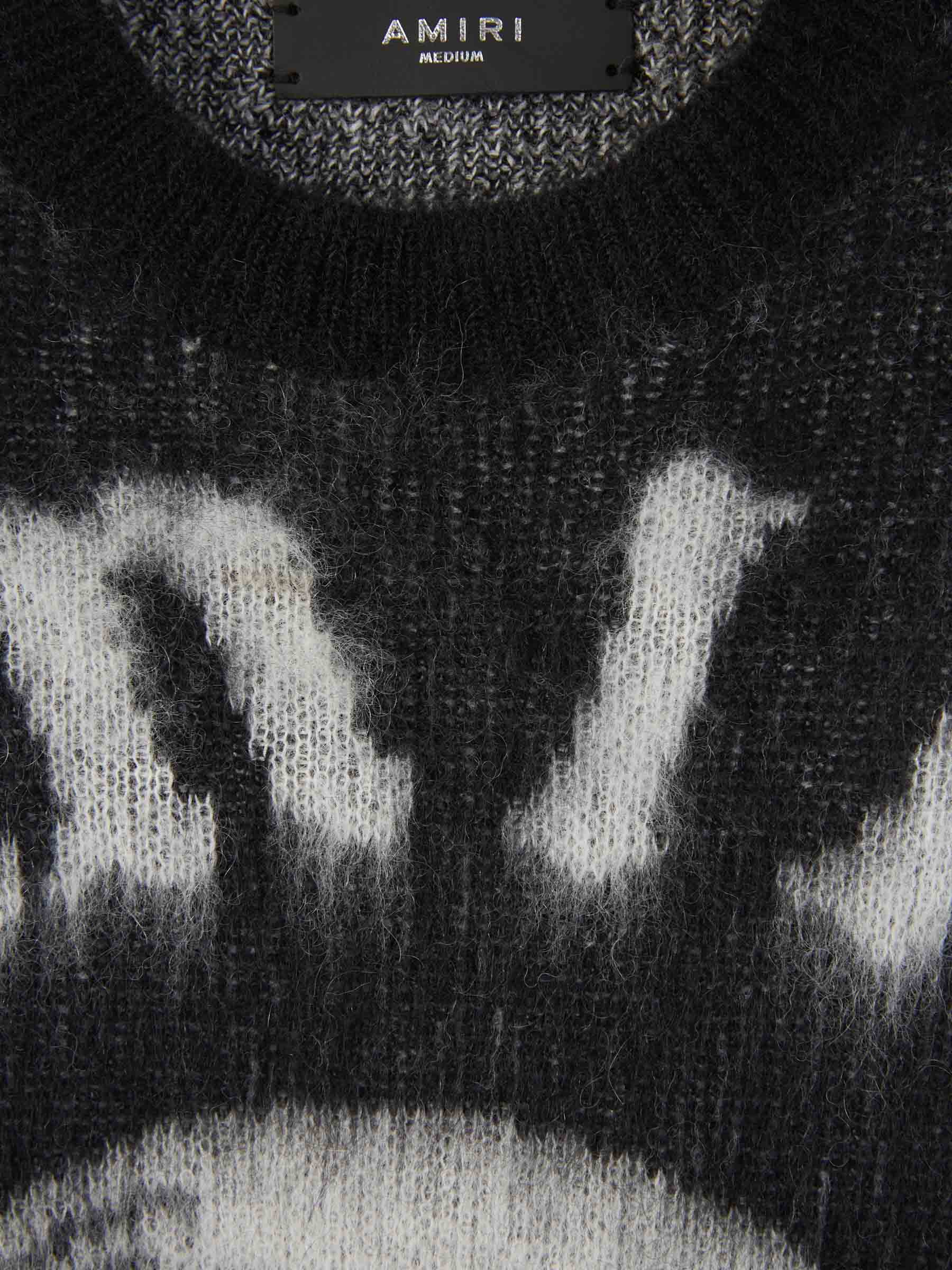 Amiri Jersey Logo Estampado color Negro sku 542-002308 01 - Foto 1