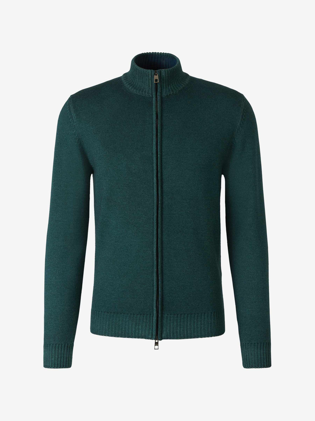 Borrelli Cárdigan Lana Cremallera color Verde Azulado sku 543-000810 01 - Foto 1