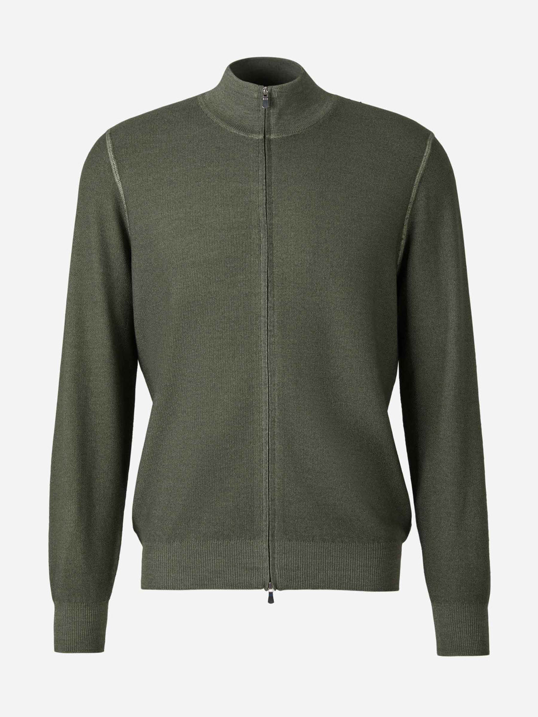 Santa Eulalia Cárdigan Punto Lana color Verde Militar sku 543-000886 04 - Foto 1