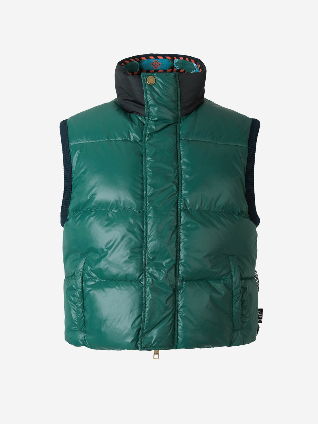 Etro Chaleco Acolchado Multibolsillos color Verde Azulado sku 544-000436 01 - Foto 1