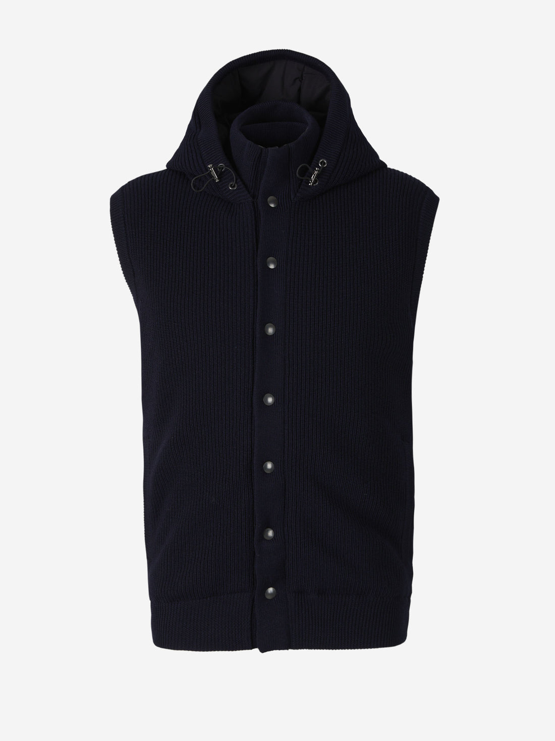 Gran Sasso Chaleco Acolchado Punto color Azul Noche sku 544-000437 01 - Foto 1