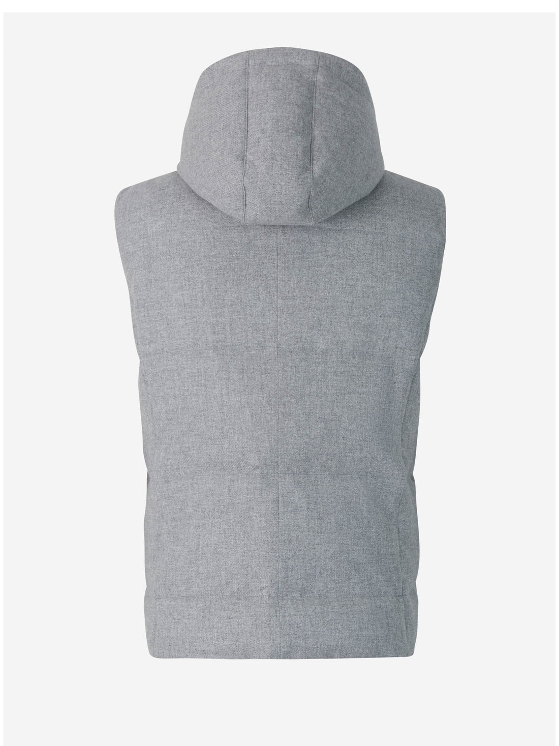 Brunello Cucinelli Chaleco Acolchado Lana color Gris Claro sku 544-000445 01 - Foto 2