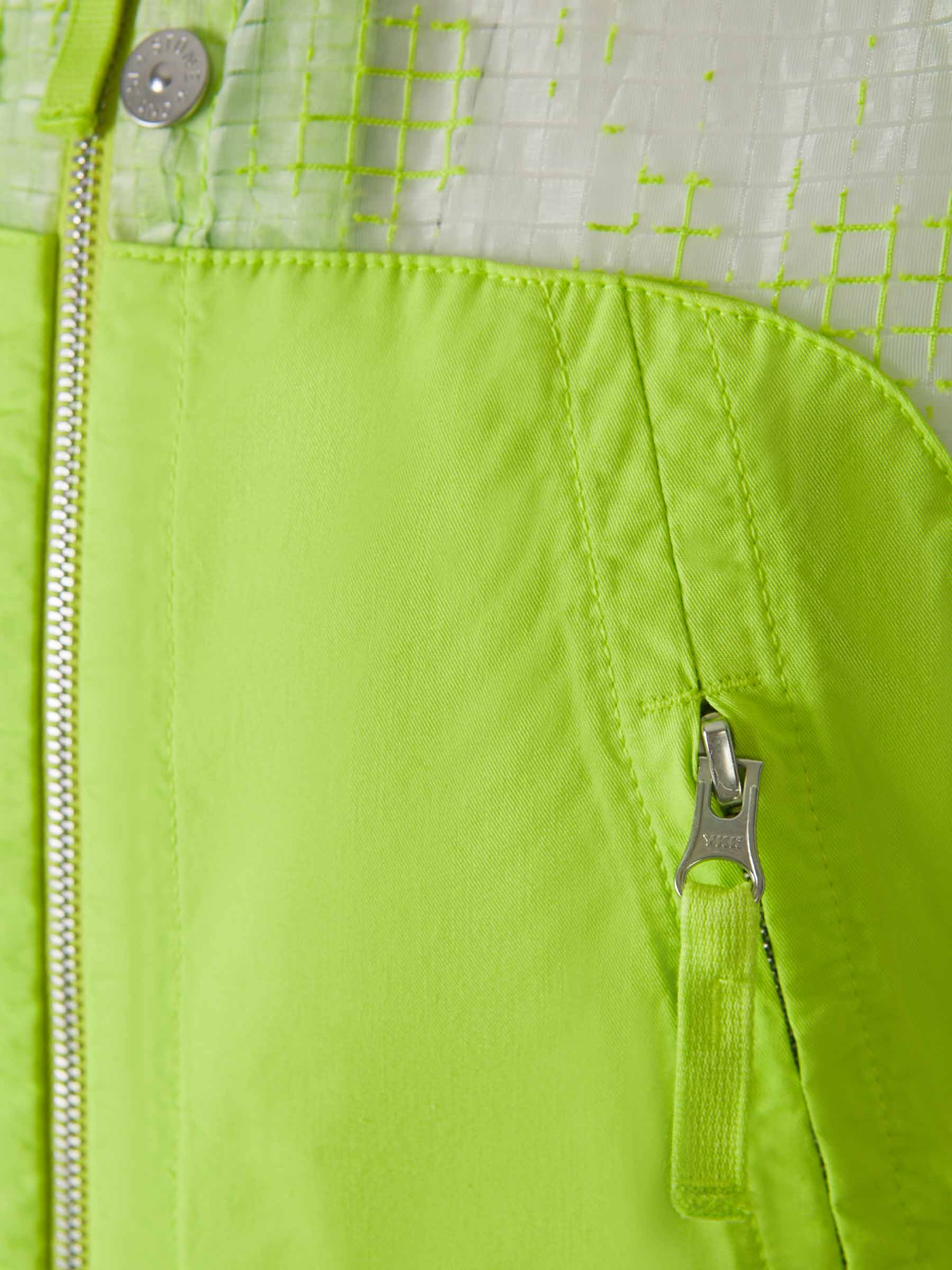 Stone Island Shadow Project Chaleco Panel Malla color Verde Lima sku 544-000476 01 - Foto 3