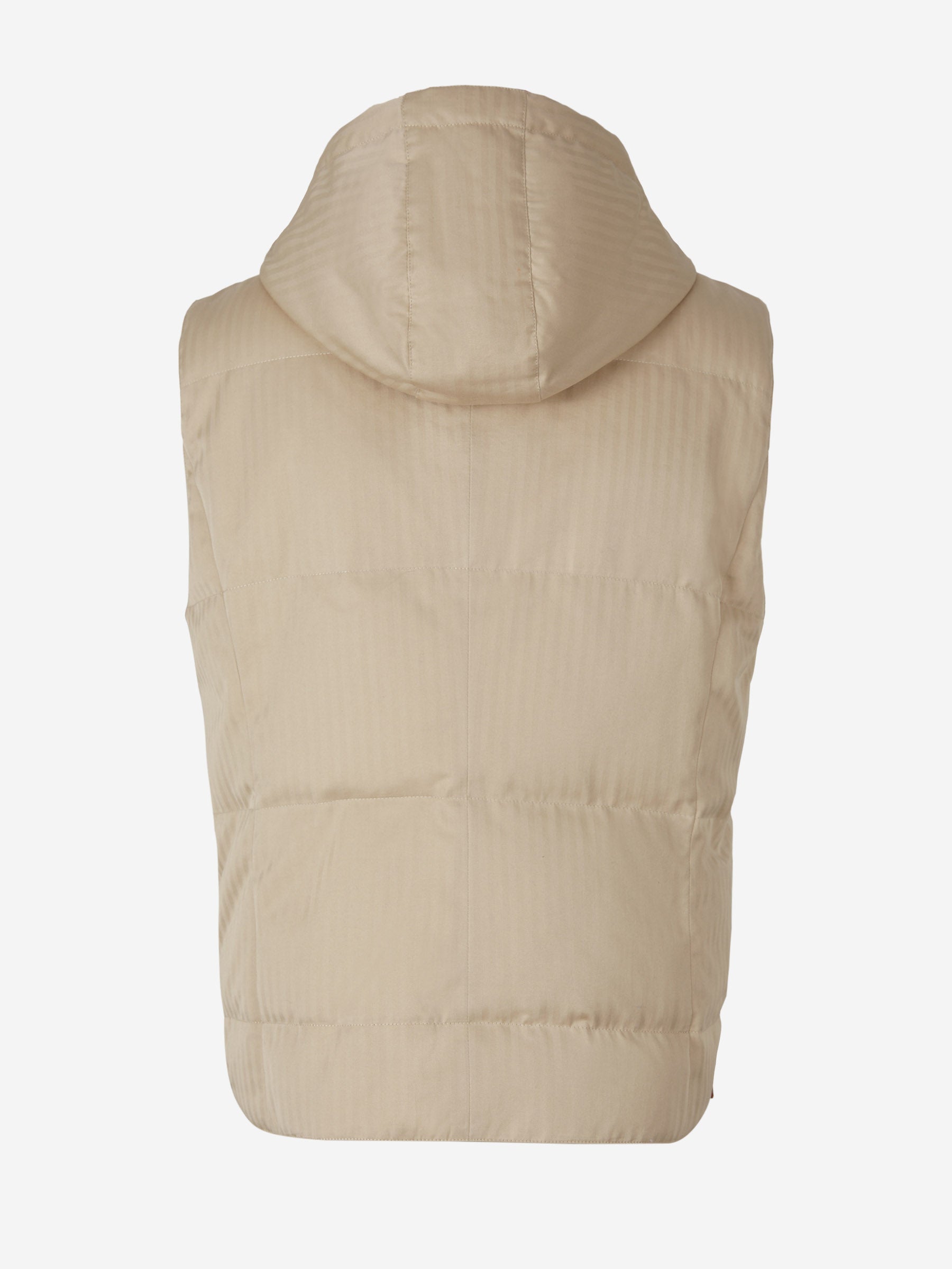 Brunello Cucinelli Chaleco Acolchado Plumón color Beis sku 544-000482 01 - Foto 2