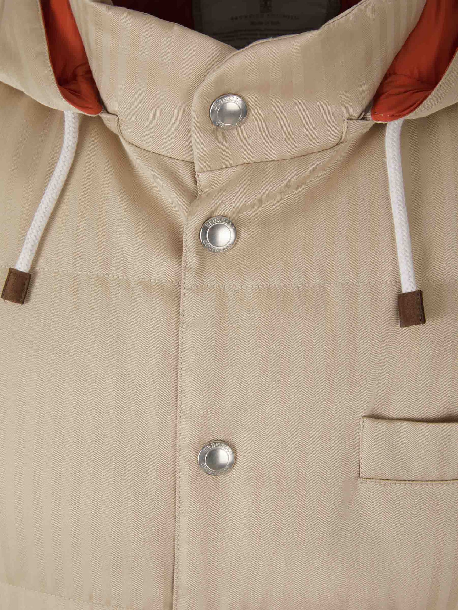 Brunello Cucinelli Chaleco Acolchado Plumón color Beis sku 544-000482 01 - Foto 3