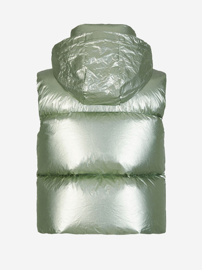 Givenchy Chaleco Fibra Sintética color Verde Claro sku 544-000493 01 - Foto 2