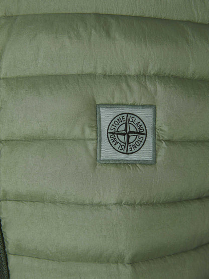 Stone Island Chaleco Acolchado Logo color Verde Oscuro sku 544-000519 01 - Foto 4