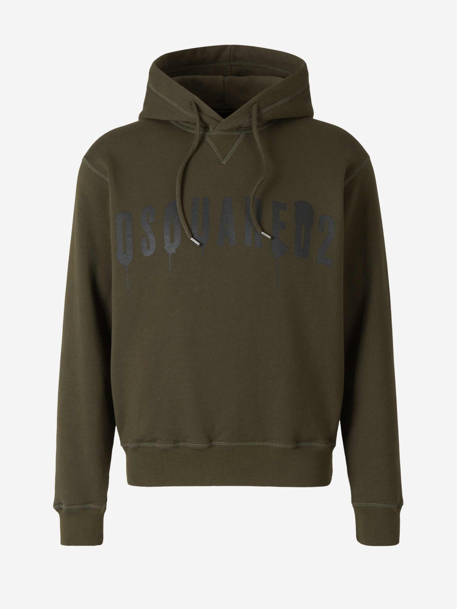 Dsquared2 Sudadera Logo Graffiti color Verde Oscuro sku 545-000841 01 - Foto 1