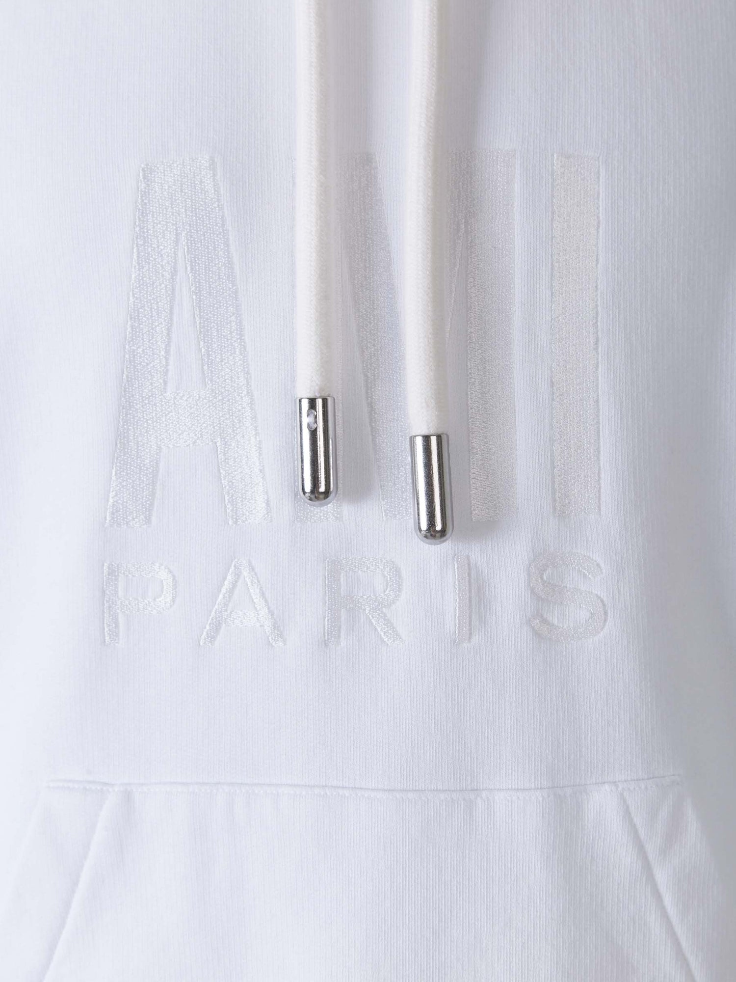 Ami Paris Sudadera Logo Algodón color Blanco sku 545-000865 01 - Foto 4