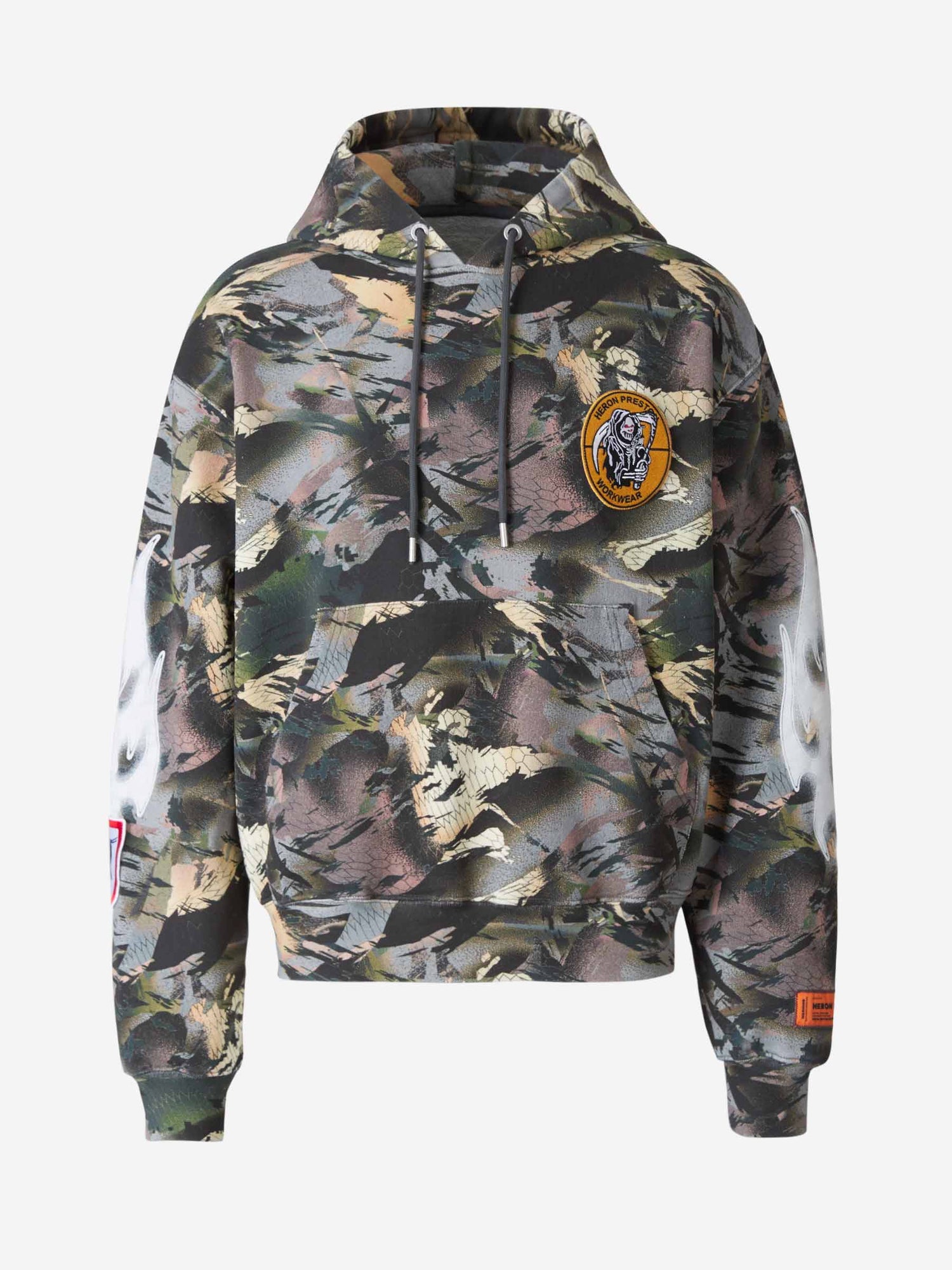 Heron Preston Sudadera Capucha Camo color Verde Militar sku 545-000903 01 - Foto 1