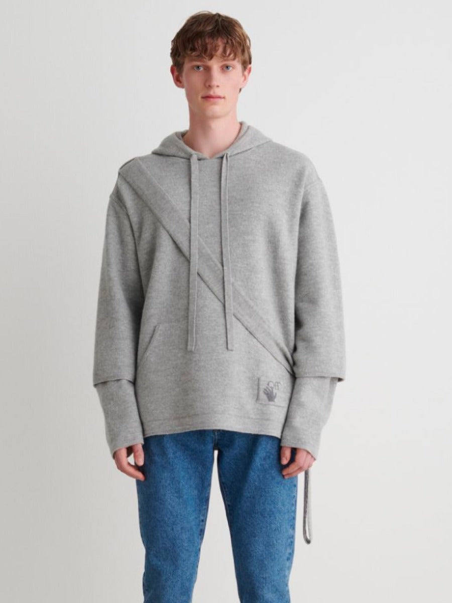 Off-White Sudadera Punto Easybreezy color Gris Claro sku 545-000912 01 - Foto 5