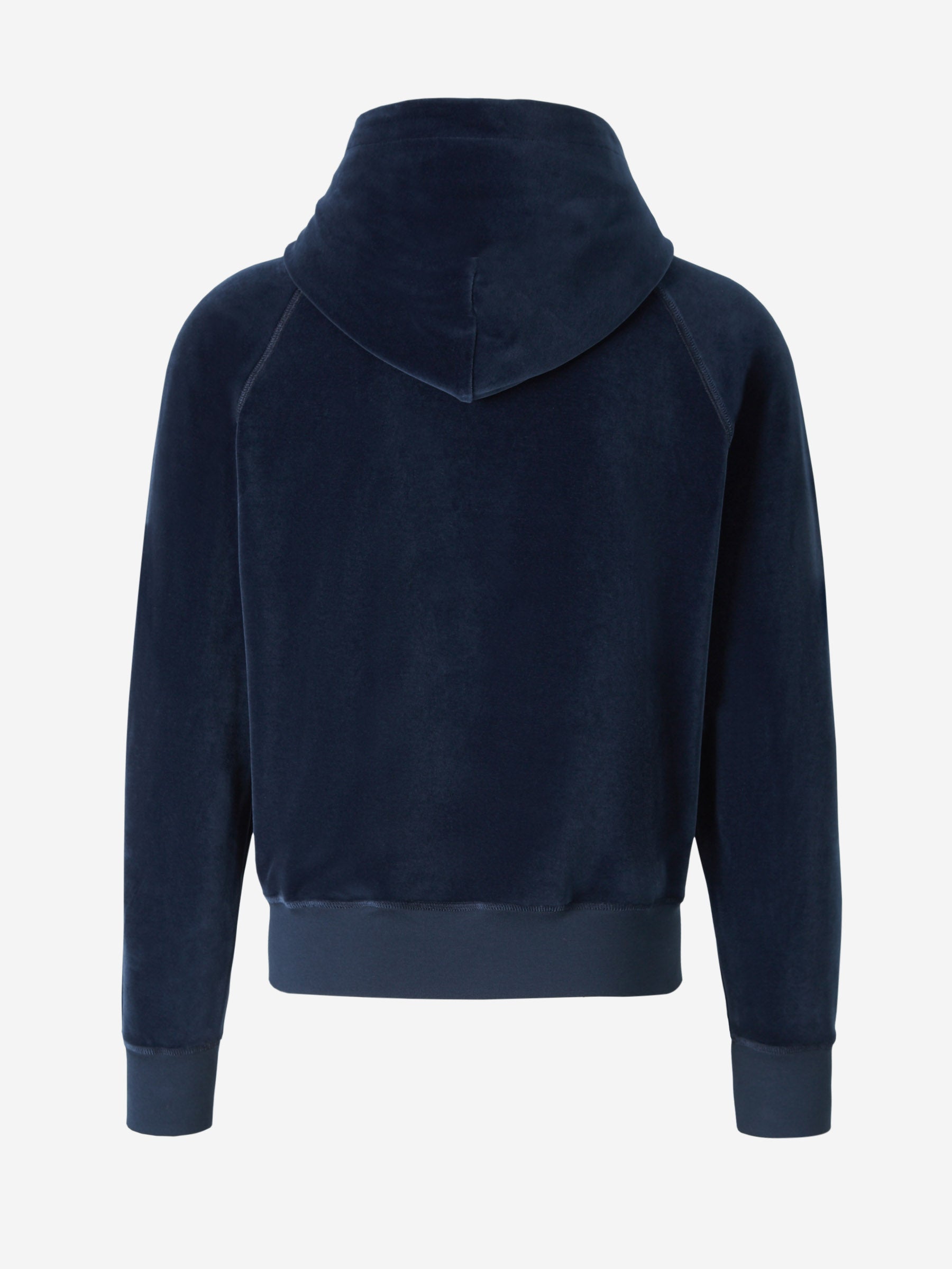 Tom Ford Sudadera Terciopelo Capucha color Azul Cobalto sku 545-000989 01 - Foto 2