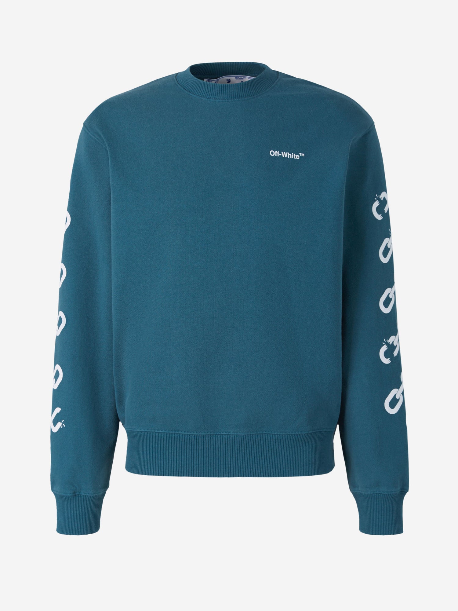Off-White Sudadera Arrows Cadena color Azul Cielo sku 545-001050 02 - Foto 1