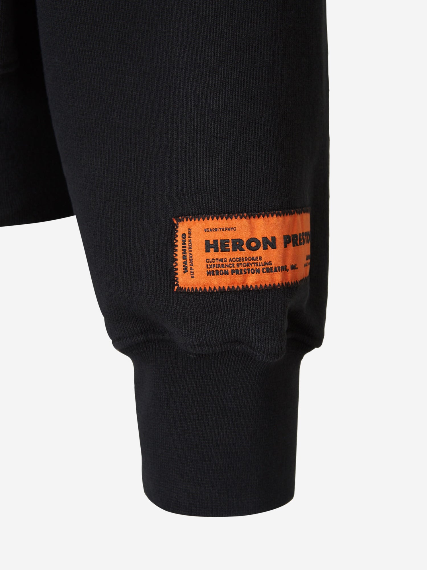 Heron Preston Sudadera Logo Estampado color Negro sku 545-001056 02 - Foto 4