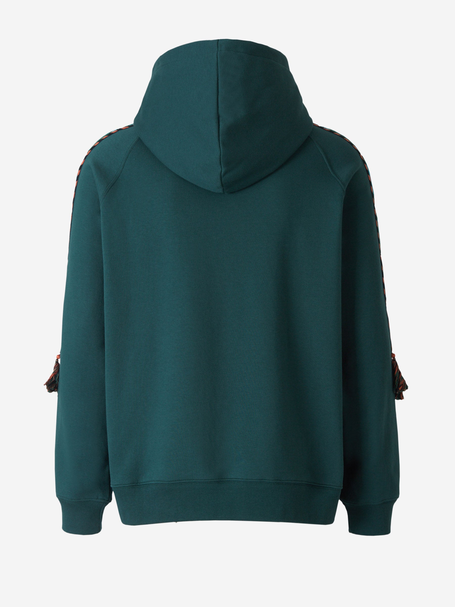 Etro Sudadera Jacquard Borlas color Verde Azulado sku 545-001058 01 - Foto 2