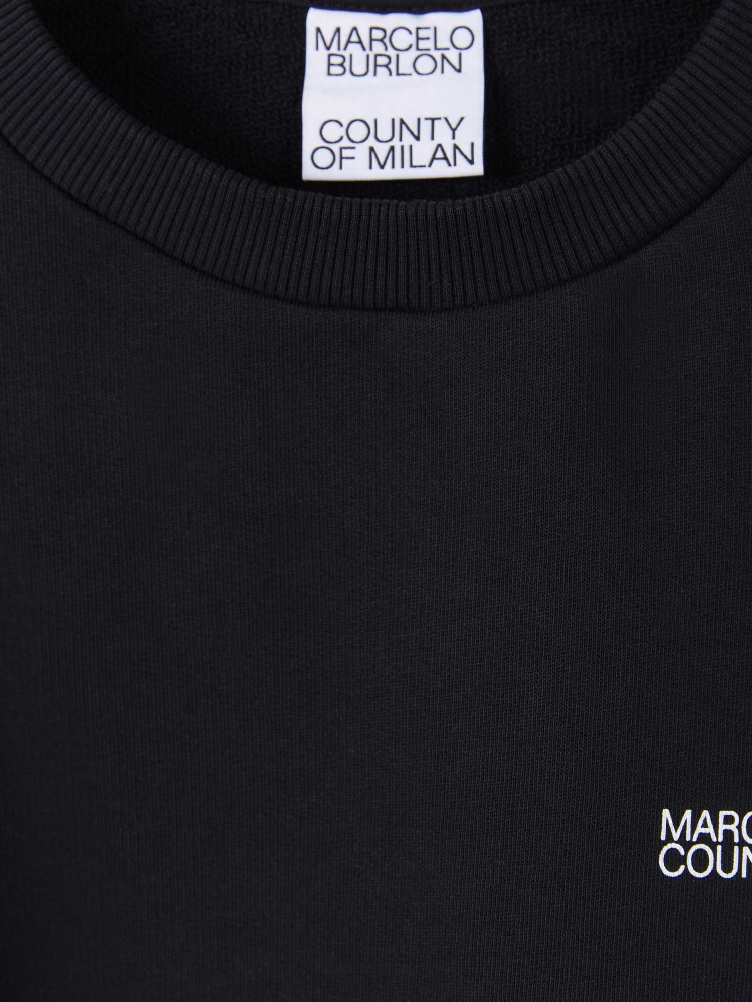 Marcelo Burlon Sudadera County Of Milan color Negro sku 545-001103 01 - Foto 3