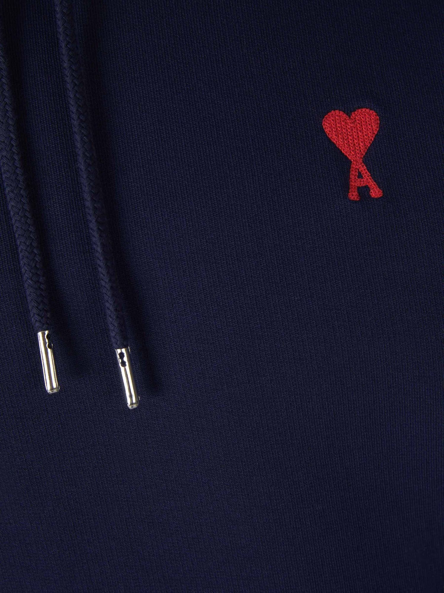 Ami Paris Sudadera Logo Polar color Azul Marino sku 545-001173 01 - Foto 4