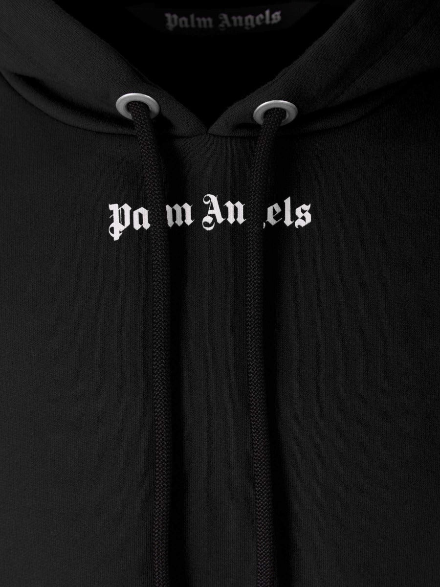 Outlet online Palm Angels Hombre Sudadera Capucha Algodón color Negro sku 545-001177 01 - Foto 4