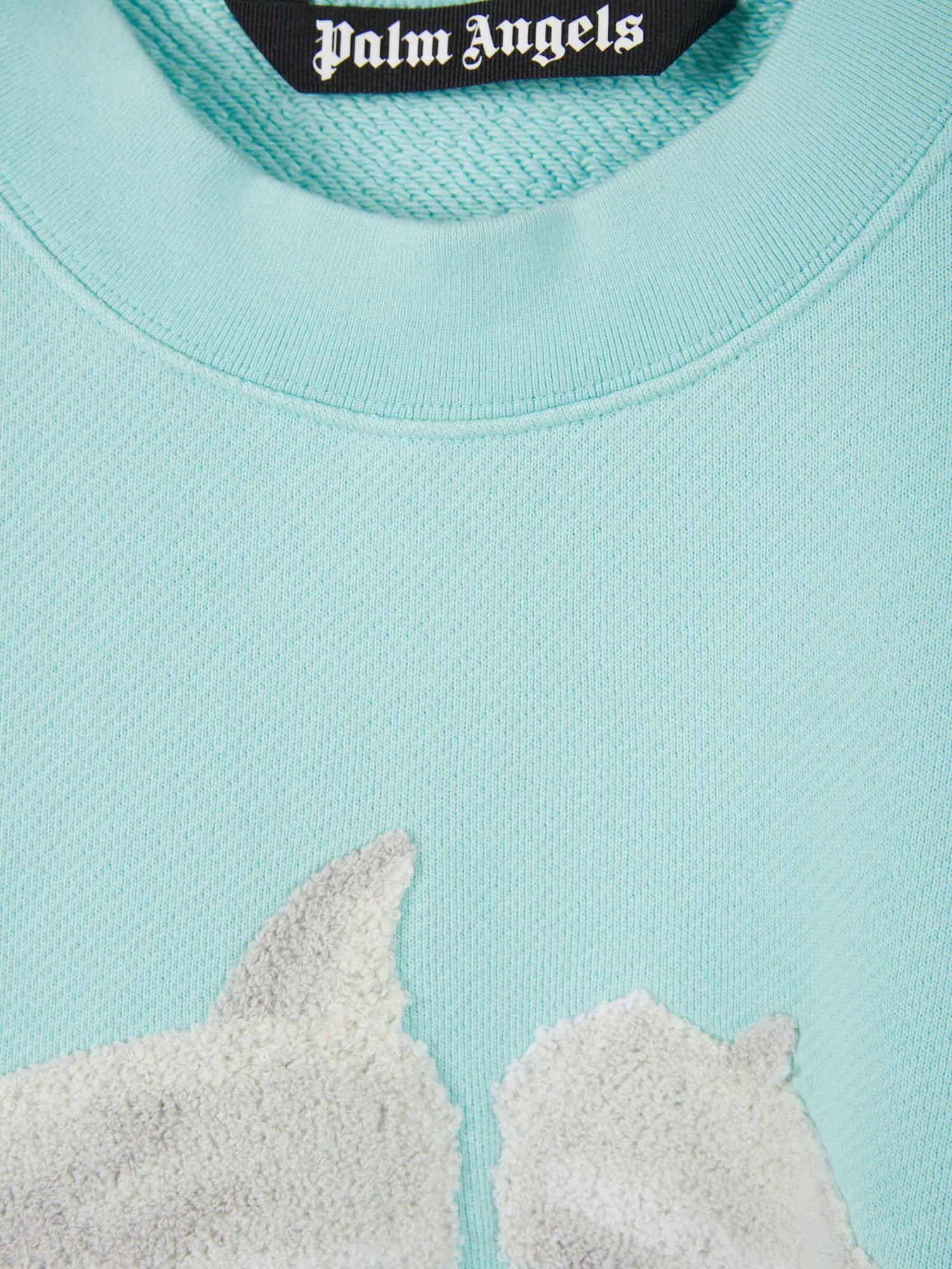Outlet online Palm Angels Hombre Sudadera Shark Logo color Azul Cielo sku 545-001186 01 - Foto 3